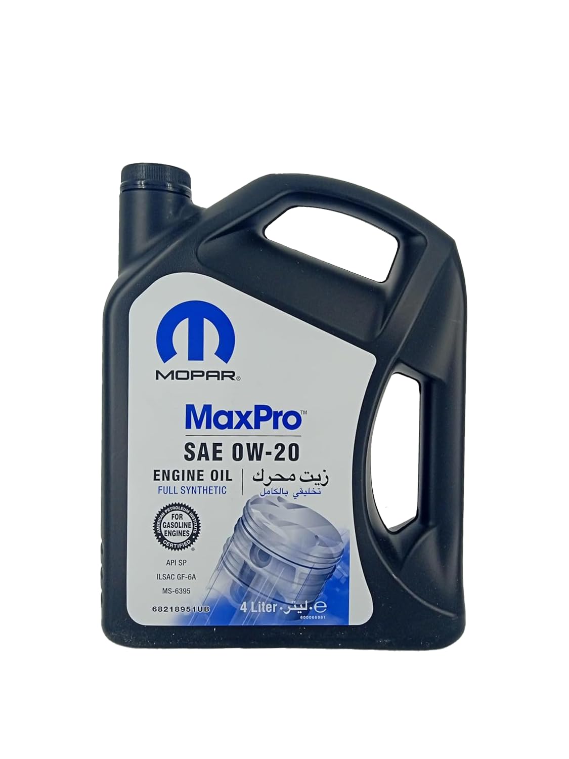 ENGINE OIL JEEP 0W20 MOPAR4 LTR